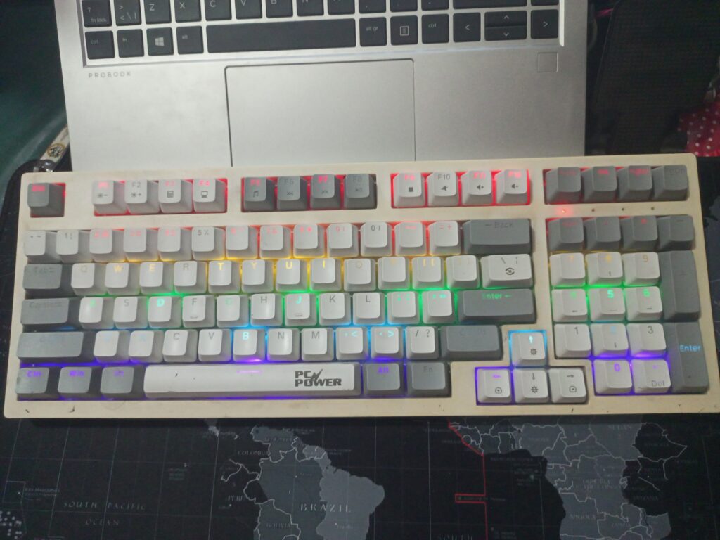 PC power k 98 mechanical keyboard